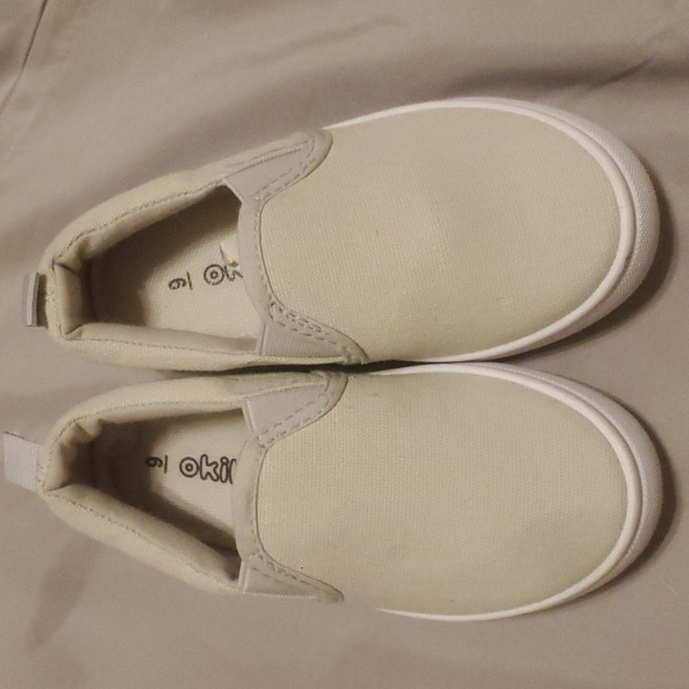 NEW Okilol Toddler Shoes Slip On Canvas Sneakers for Girls/boys